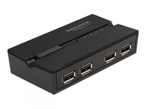 DELOCK USB 2.0 Switch für 4 PC an 4 Geräte