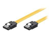 Goobay S-ATA Kabel 6GBits Clip 0,3m, gelb, bulk