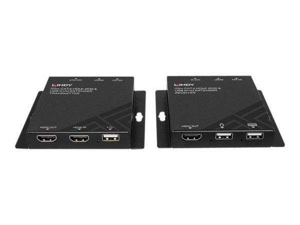 Lindy 120m Cat.6 HDMI 4K30 & USB KVM Extender