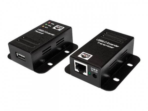 LogiLink USB 2.0 Cat.5 Extender bis zu 50m 1-port, POE