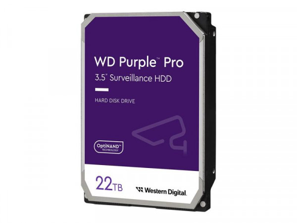 WD Purple Pro 8.9cm (3.5") 22TB SATA3 7200 512MB WD221PURP