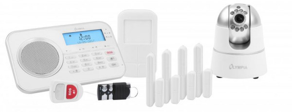 Olympia Protect 9881 GSM Alarmsystem, Weiss