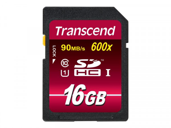 Transcend Flash-Speicherkarte - 16 GB - Class 10