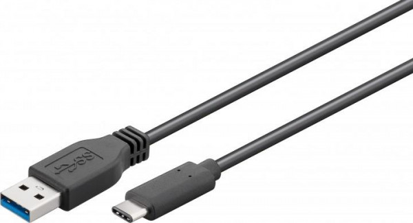 Goobay USB 3.1 Kabel C -> A St/St 1.00m schwarz