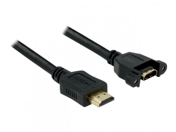 HDMI Kabel Delock Ethernet A -> A St/Bu 1.00m Einbau