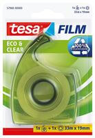 tesafilm Handabroller grün + 1x tesafilm 33m 19mm eco&clear