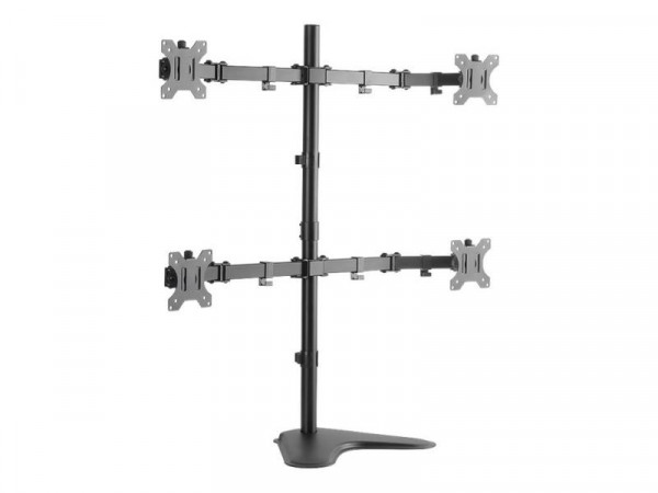 LogiLink Quad Monitorständer 13&quot;-32&quot; 8kg Tragkraft 