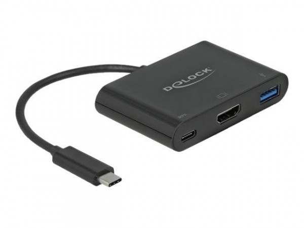 DELOCK USB Type-C Adapter > HDMI 4K 30Hz USB Type-A/C PD