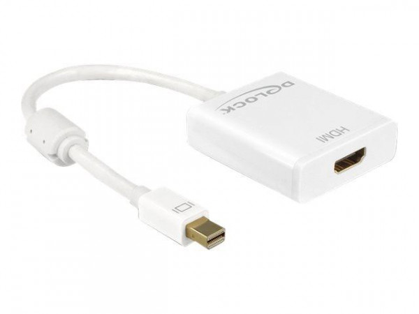 Displayport Adapter Delock mini DP -> HDMI St/Bu 4K aktiv