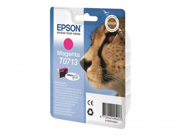 Epson T0713 - 5.5 ml - Magenta - Original - Blisterverpackung