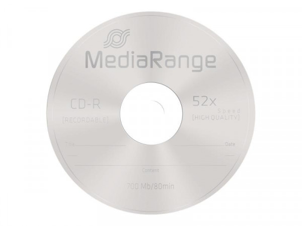 MediaRange CD-R 700MB 100pcs Spindel 52x