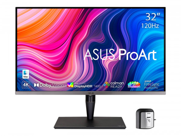ASUS 81,3cm Profess.PA32UCG-K DP+HDMI UHD F-Sync Spk Lift