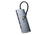 Equip Adapter USB-C -> HDMI,3xUSB3.0,PD,SD,TF4K60Hz 0.15m si