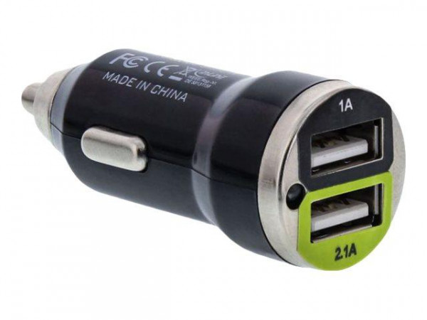 InLine« USB Ladeadapter 12/24VDC 2 x USB
