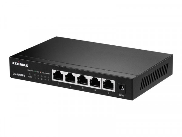 Switch EDIMAX 5x GE GS-1005BE (2.5GbE High Speed unmanaged)