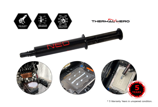 Wärmeleitpaste Thermal Hero NEO 50g 12W/mk (+ 30cc Gun)
