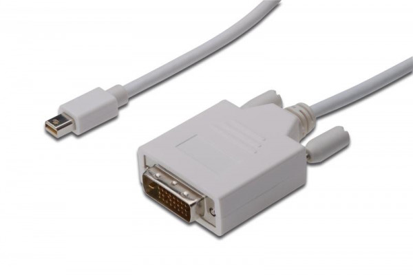 DIGITUS DisplayPortKabel miniDPort->DVI(24+1) St/St 2.0m