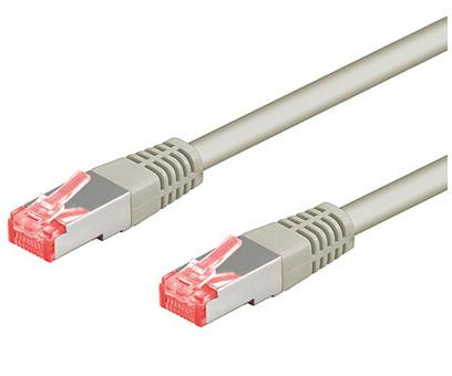 NW Kabel CAT6 S/FTP 0,25m grau halogenfrei goobay