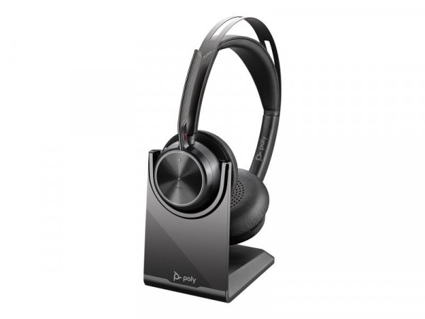 Poly Headset Voyager Focus 2 UC USB-A mit Ladestation