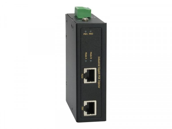 LevelOne Industrial Gigabit PoE + Injector 36W 802.3at PoE+