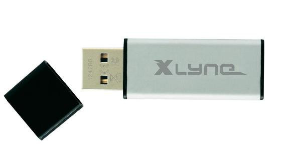 Xlyne USB 2.0 - 32 GB USB-Stick USB-Anschluss Typ A Schwarz - Grau