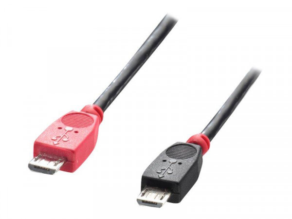 Lindy USB 2.0 Kabel Typ Micro-B/Micro-B M/M OTG 2m