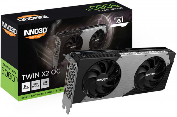 Inno3D RTX5060 TI Twin X2 OC 8GB GDDR7 HDMI 3xDP