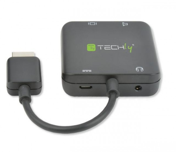 Techly Audio-Extractor HDMI Stereo/Audio 5.1, 4K, 3D