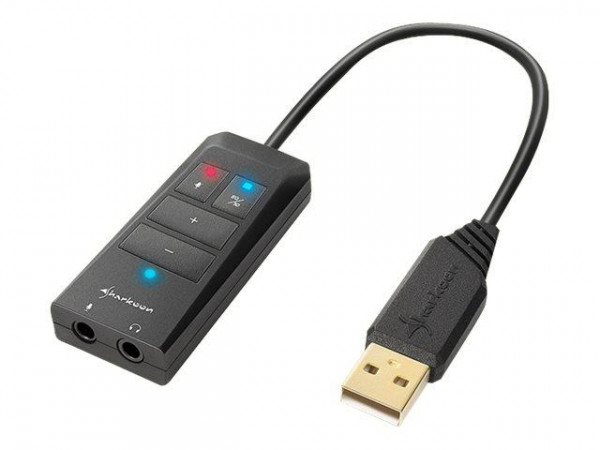 Sharkoon External Soundkarte USB 2x3.5mm stereo jacks