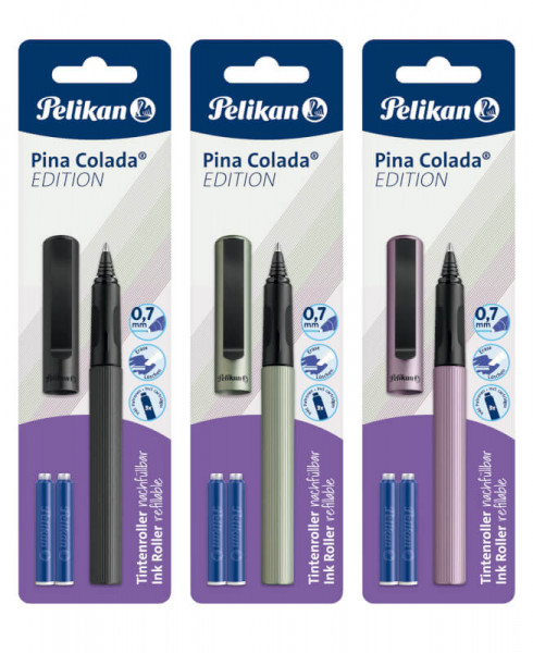 Pelikan Tintenroller Pina Colada Edition farbig sortiert