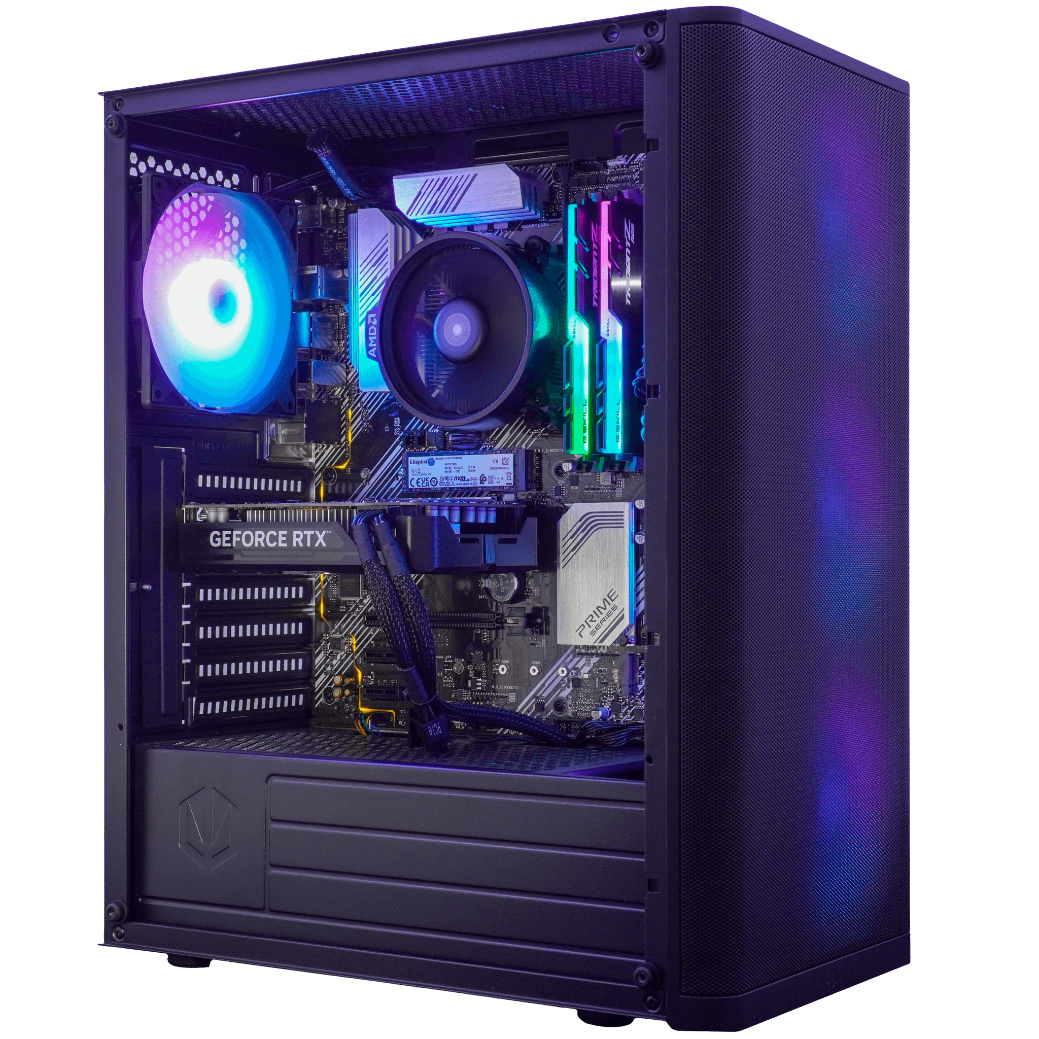 PC GamingLine: AMD Ryzen 5 5600X | 16GB DDR4 | NVIDIA GeForce RTX 4060 8GB  | 1TB M.2 | Win 11