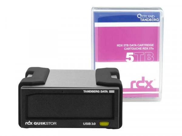 Tandberg RDX Quikstor External drive kit 5 TB USB+