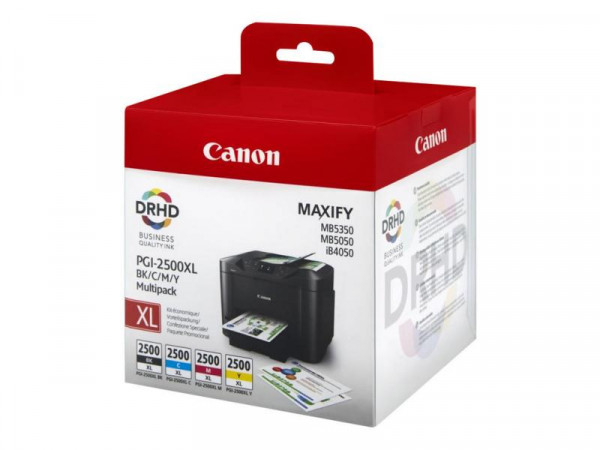 Patrone Canon Maxify PGI2500XL 4erPack Multi black + Color