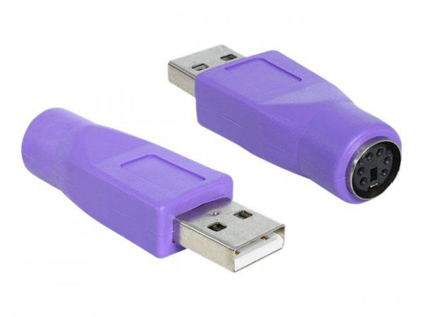 USB Adapter Delock USB A -> PS/2 St/Bu