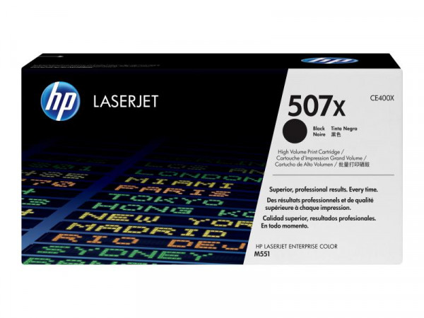 HP 507X Schwarz LaserJet Tonerpatrone