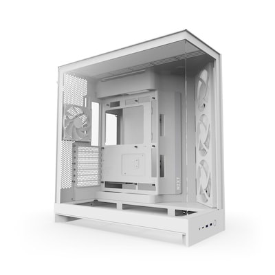 NZXT H9 Flow RGB 2025 All White Midi Tower ATX Midi/Mini
