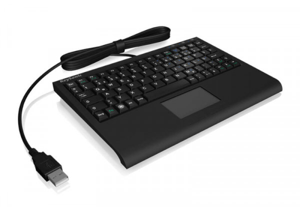 Tastatur Keysonic ACK-3410 (US) Super-Mini Smart-Touchpad