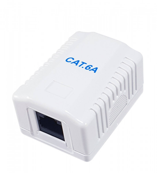 Equip Aufputzdose Cat6A 1-Port RJ45 UTP