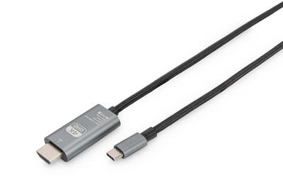 DIGITUS USB-C Adapterkabel, Typ-C auf HDMI St/St,2.0m