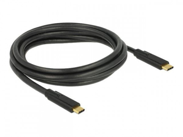 DELOCK Kabel USB 3.1 Gen1 C > C E-Marker 5A 2.0m schwarz