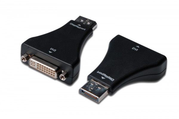 ASSMANN DisplayPort Adapter DPort -> DVI-I St/Bu Polybeutel