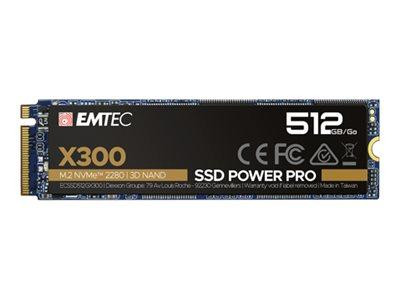 EMTEC SSD 512GB M.2 PCIE X300 NVME M2 2280
