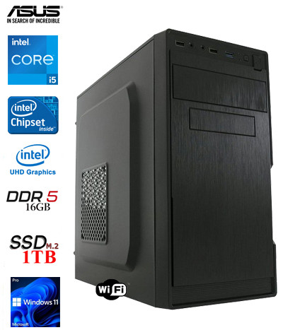 PC OfficeLine: Intel Core i5-14500 | 16GB | 1TB M.2 | Intel UHD Graphics | WiFi | W11P