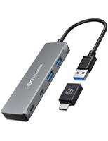 GRAUGEAR USB-HUB 4x USB 3.0, 2x Type-C und 2x Type-A retail