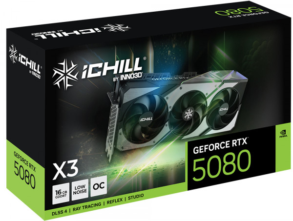 Inno3D RTX5080 iChill X3 16GB GDDR7 HDMI 3xDP