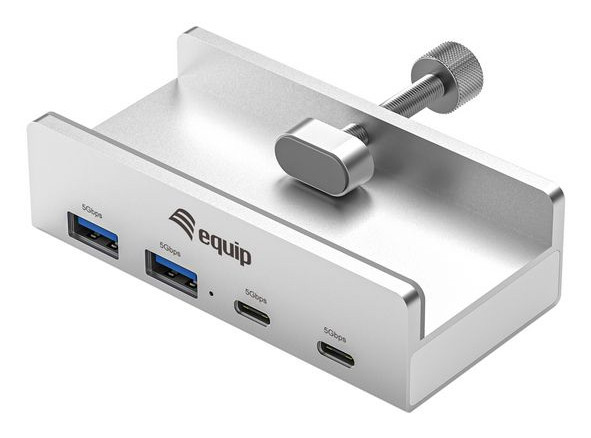 Equip USB-Hub 4-Port 3.2/C->2xUSB-C 2xUSB-A 5Gpbs