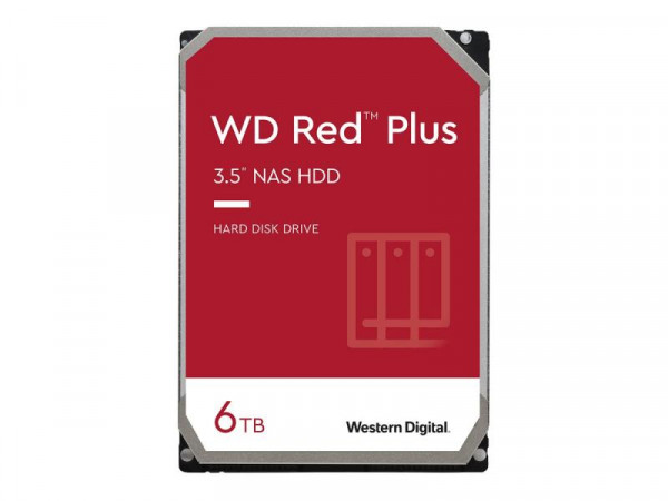 WD Red Plus 8.9cm (3.5") 6TB SATA3 5400 256MB WD60EFPX