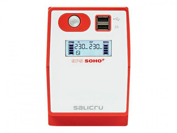USV SALICRU SPS 500 SOHO+,Line Int,500VA/300W,USB,LCD,Shucko