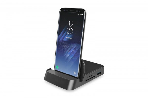 DIGITUS USB-C Smartphone Docking Station, 7-Port extern