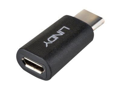 Lindy Adapter USB 2.0 Typ C auf Micro-B